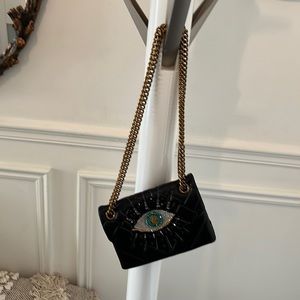 Kurt Geiger black leather crossbody/shoulder bag. In good condition. Authentic.